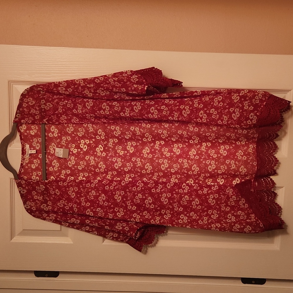 Maurices Ted & White Floral Cardigan